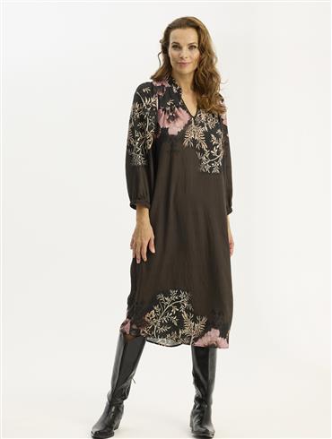Brun Infront Kjole 804a Mocca - Infront Kjole  - 5714220402098
