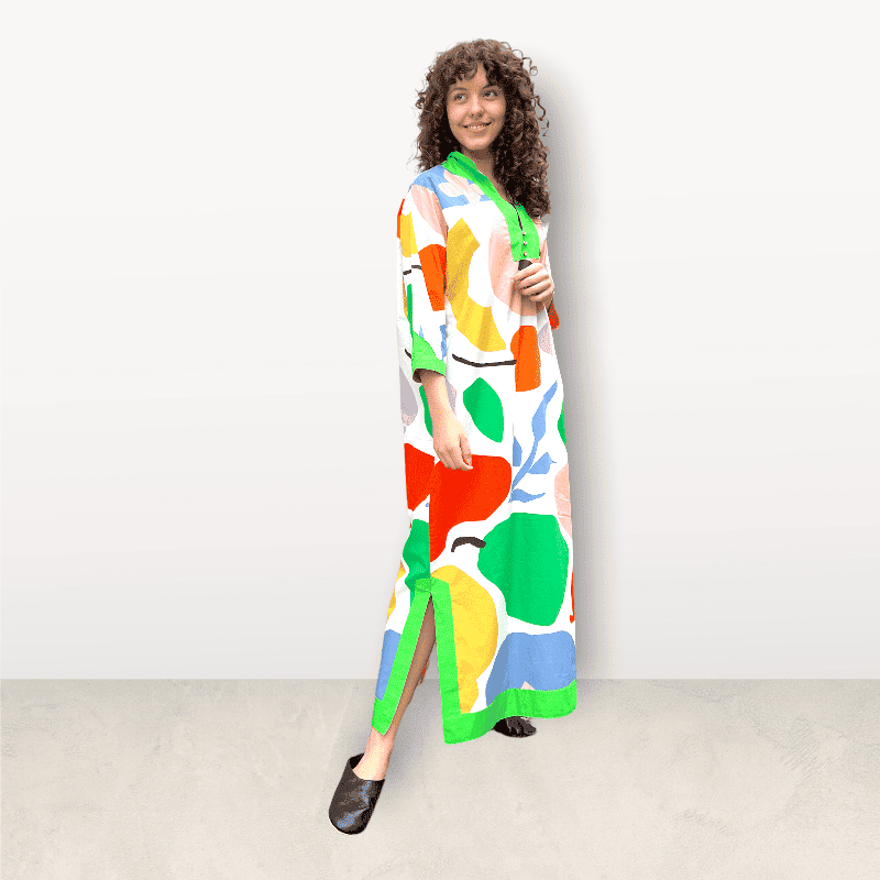 Kjole Str Flere Designs Fruity - Tibladin Kjole
