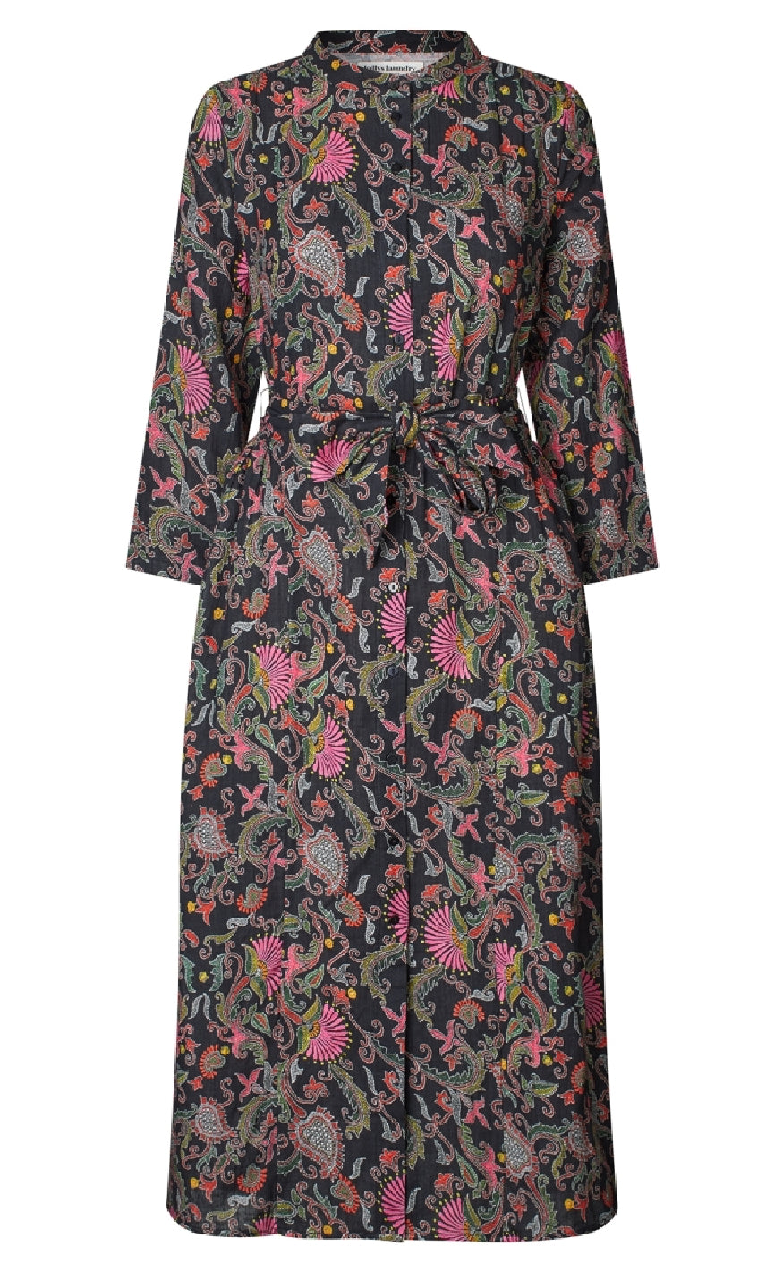 74 Blomster Pri Lollys Laundry Kjole Harper Maxi Flower Print - Lollys Laundry Kjole  - 5712793405348