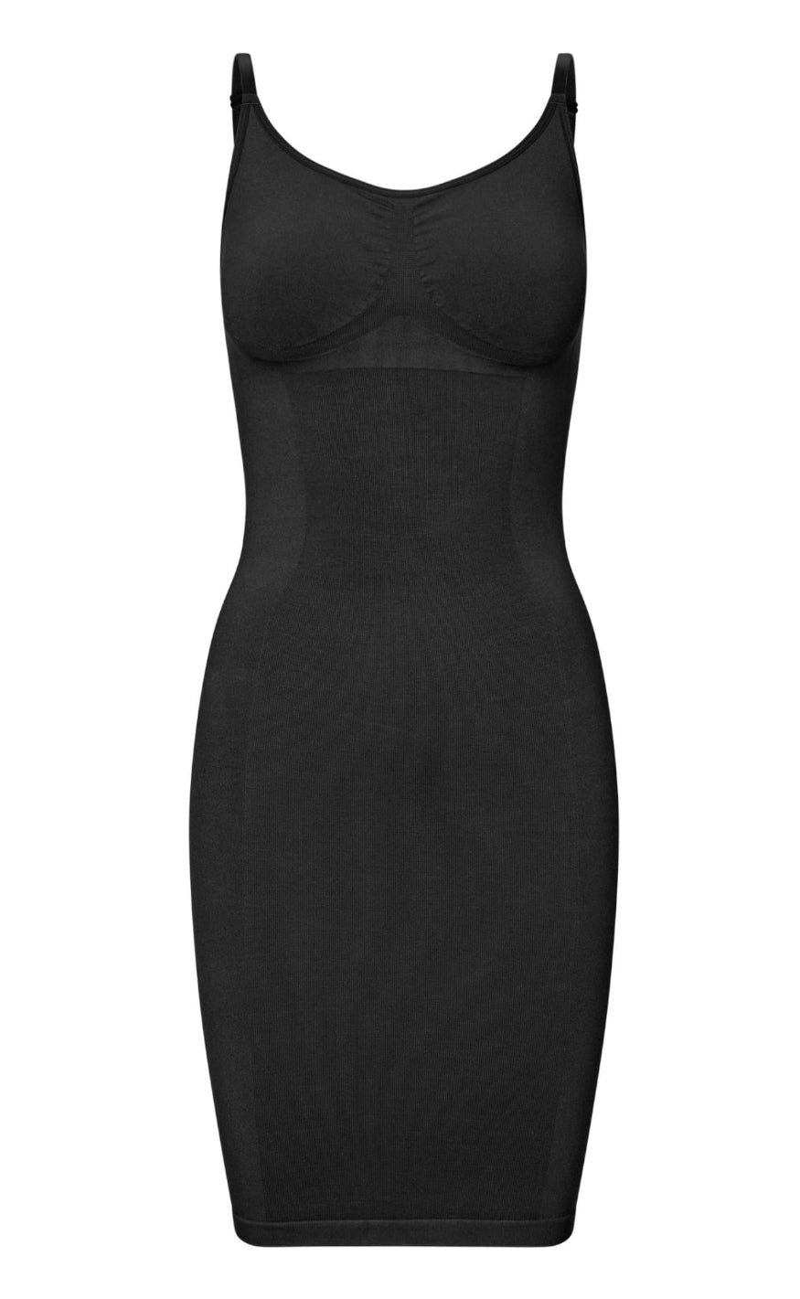 Sort Lykkeland Atelir Kjole Slip Black - Kjole  - 5740020303174
