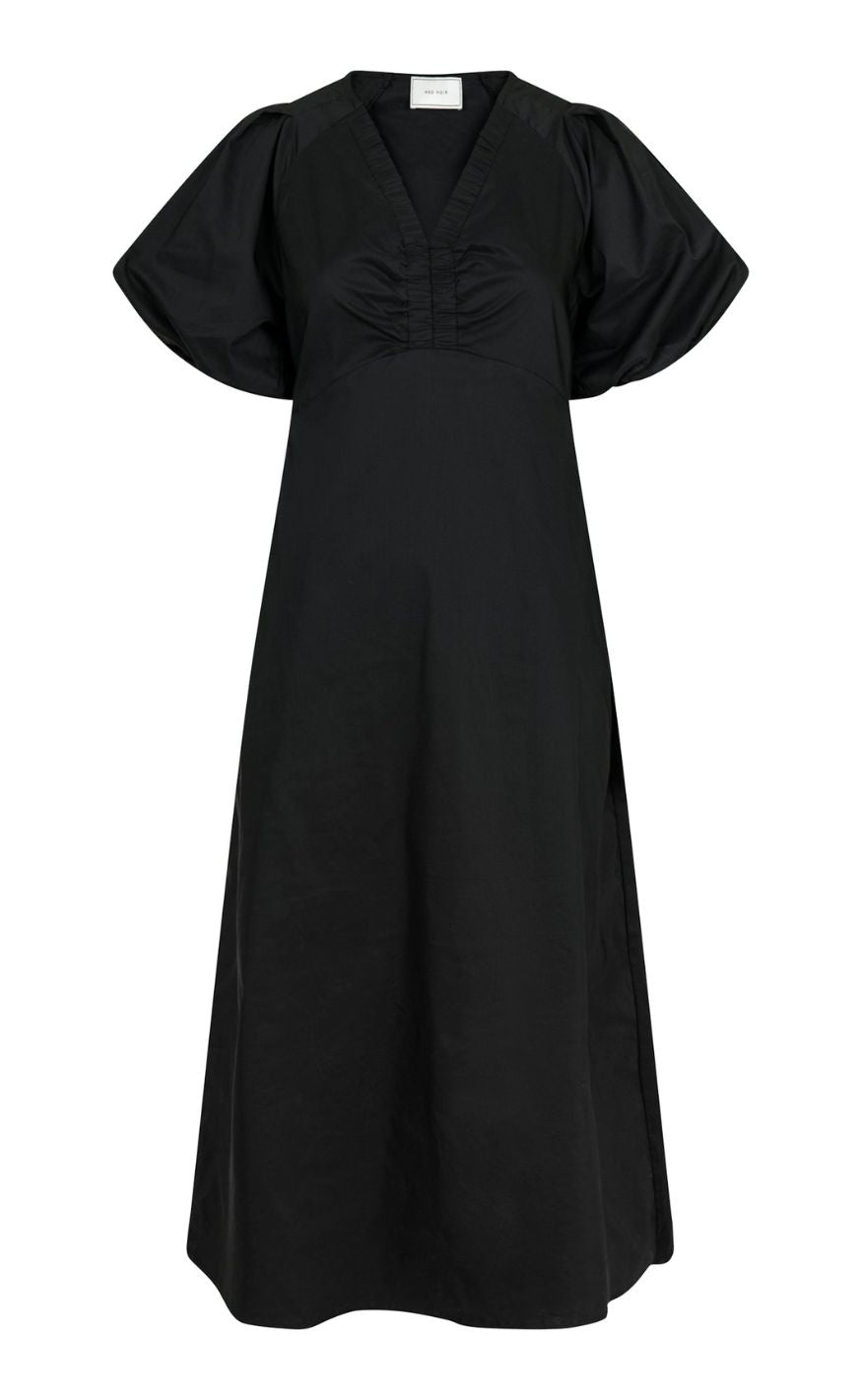 Sort Neo Noir Kjole Illana Poplin Black - Neo Noir Kjole  - 5711554960614