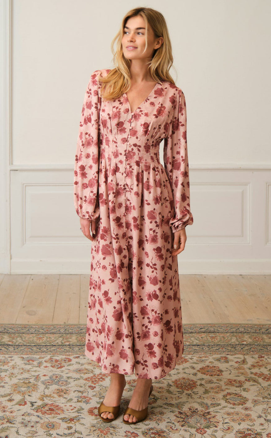 Dusty Rød/Rose Neo Noir Kjole Jellie Dusty Rose - Neo Noir Kjole  - 5715641457414