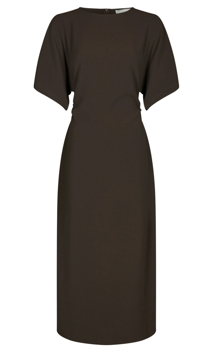 Dark Brun Neo Noir Kjole Miloine Dark Brown - Neo Noir Kjole  - 5715641438130