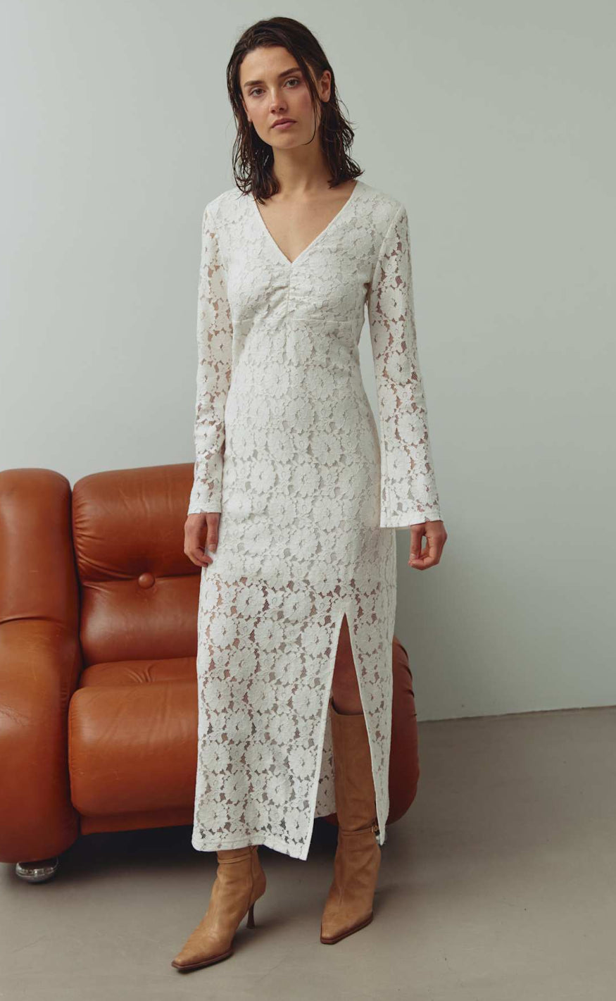 Ivory Noella Kjole Kameyella - Noella Kjole  - 5714694932978