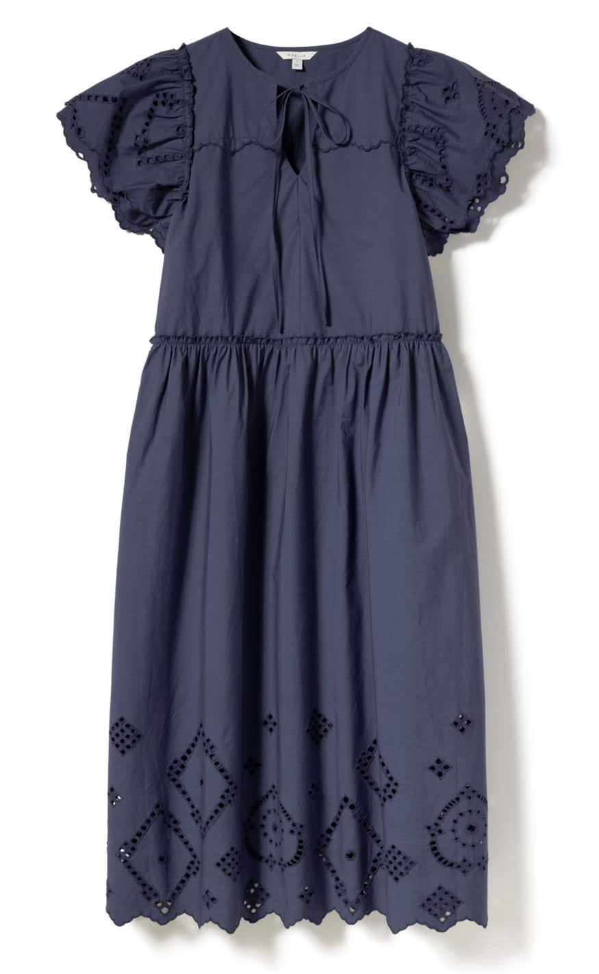 Dusty Blå Noella Kjole Monica Dusty Blue - Noella Kjole  - 5714694933944