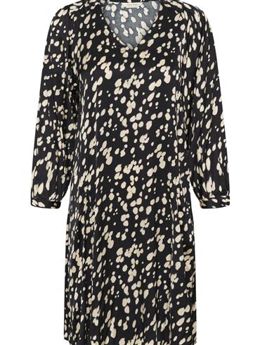 Sort Part Two Kjole 304382 Black Dot Print - Part Two Kjole  - 5715751076543