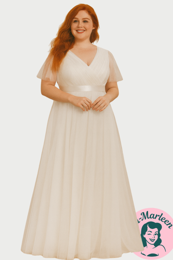Hvid Brudekjole Lang Kjole Cornelia Darling Offwhite - Kjole