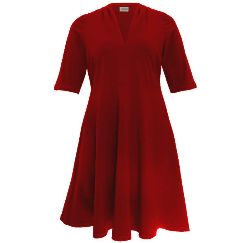 Rød Takasaki Red - Amamiko Kjole